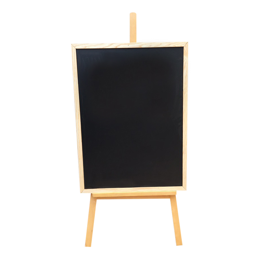 Bảng Menu (50 x 70 Cm) Kết Hợp Giá Đỡ Bảng (135 x 60 cm) - Tặng Kèm Bút Dạ Quang, Bông Lau, Hộp Phấn