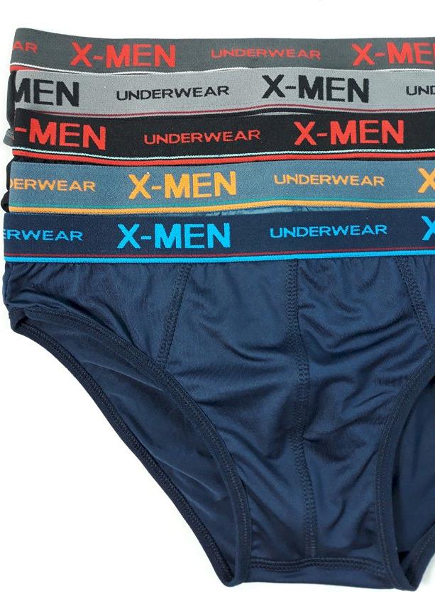 Combo 5 Quần Sịp Nam Thun Lạnh 4 Chiều X-Men Underwear MS1034