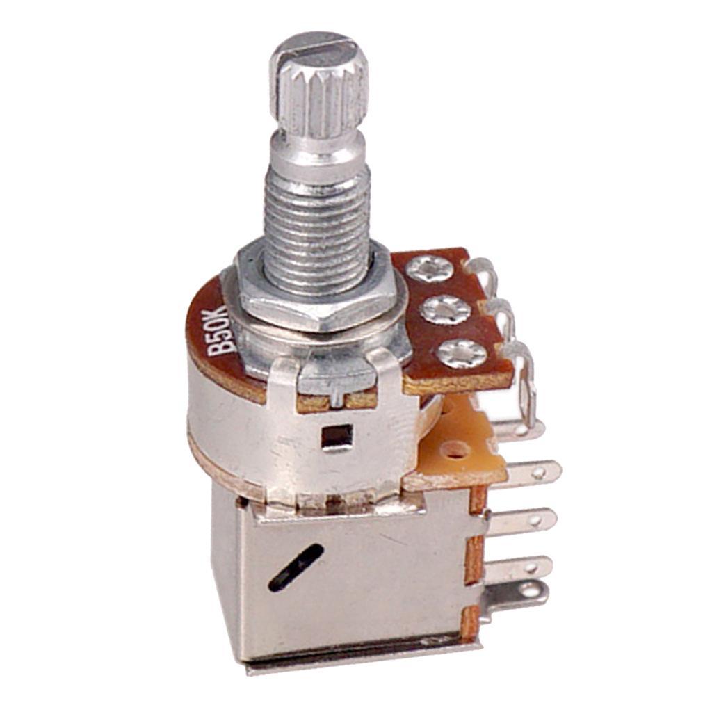 2X Push Pull Potentiometer Switch Control Pot for Electric Guitar Bass B50K