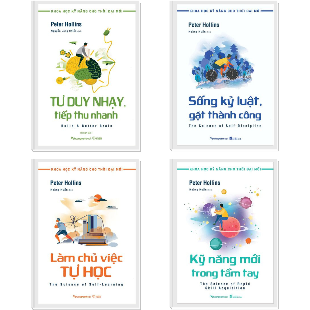 COMBO 4 QUYỂN KHOA HỌC KỸ NĂNG CHO THỜI ĐẠI MỚI