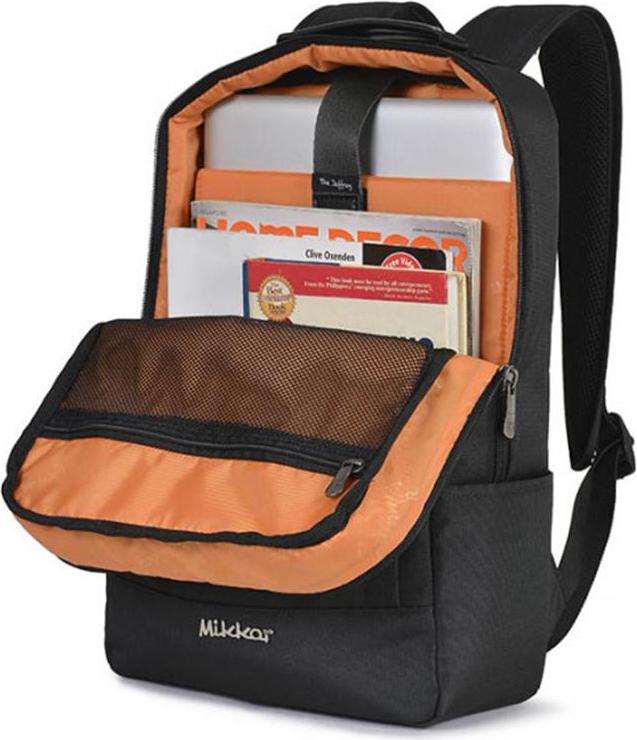 Balo Laptop Mikkor The Jeffrey Backpack Black 15.6inch