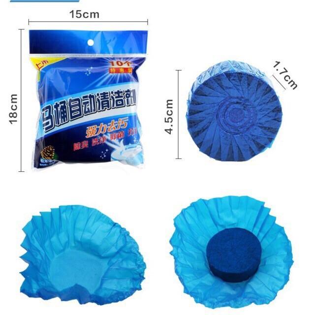 Gói 10 Viên Thả Bồn Cầu Khử Mùi Hàn Quốc