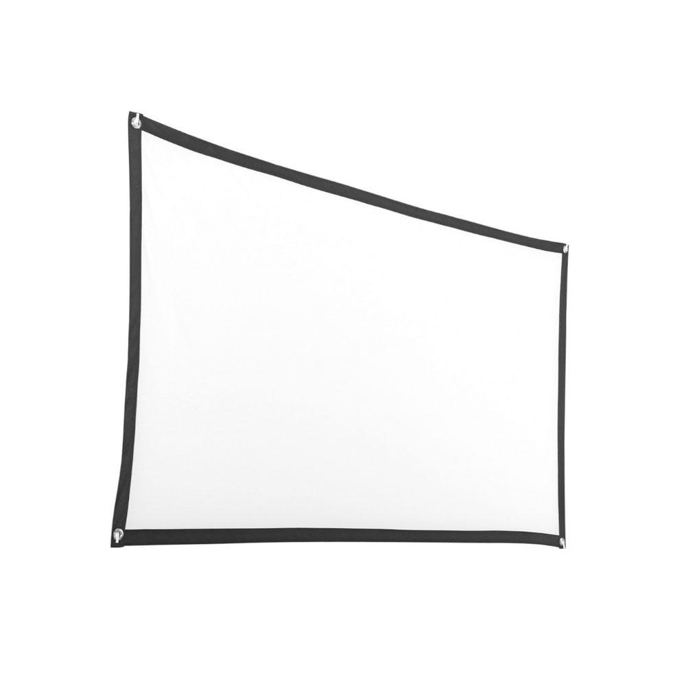 16:9 Projector Screen 72inches Portable High Definition Projection Screen for Home Theater
