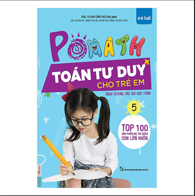 Trọn Bộ Sách PoMath - Toán Tư Duy Cho Trẻ Em 4-6 Tuổi (6 cuốn) NH