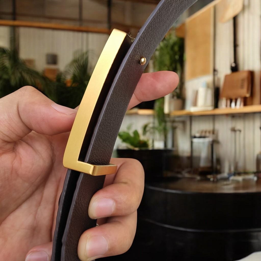 Thắt Lưng Cá Sấu Liền 4cm. Mặt khóa THÉP không gỉ loại 1