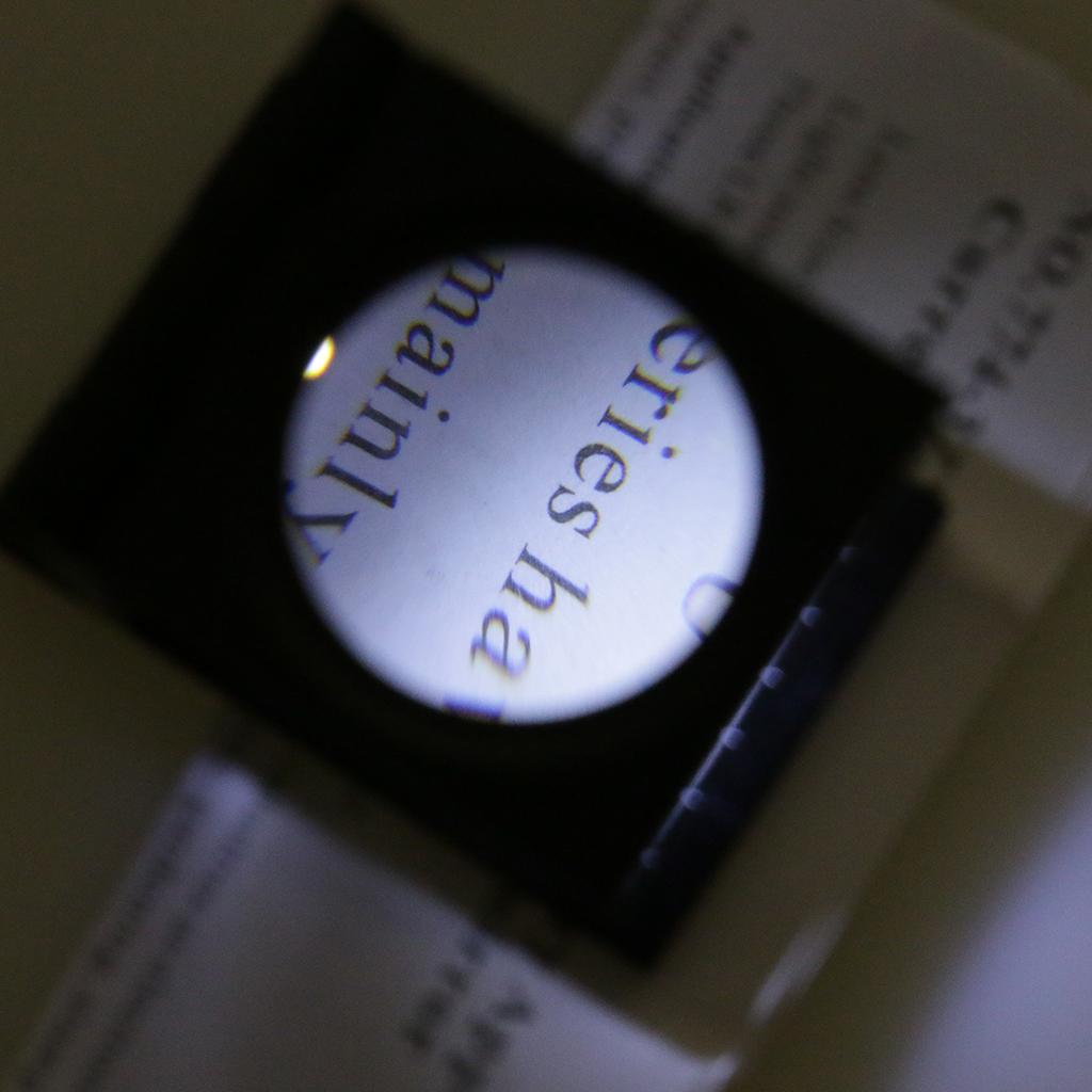 Foldable Magnifier LED Light 10x Magnification Magnifying Glass Jewelry Tool