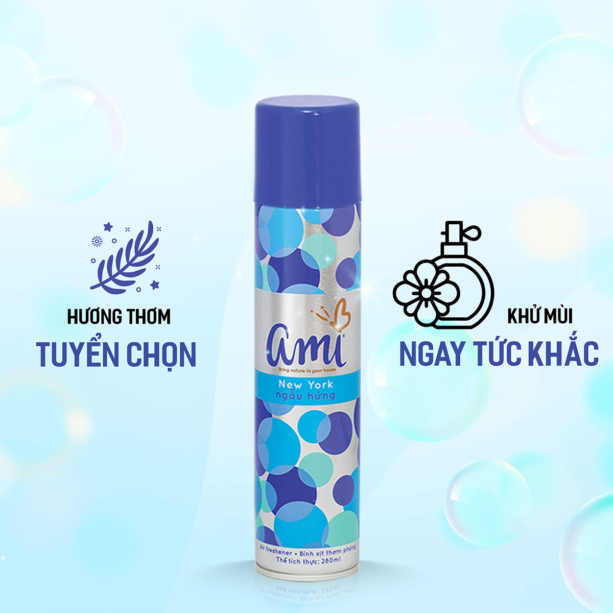 Xịt phòng Ami Chai 280ml