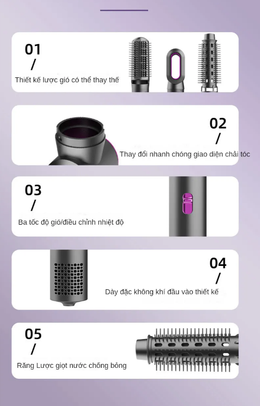 Máy Sấy Tóc 2 Chiều Tạo Kiểu Tóc POCKETOP 3in1