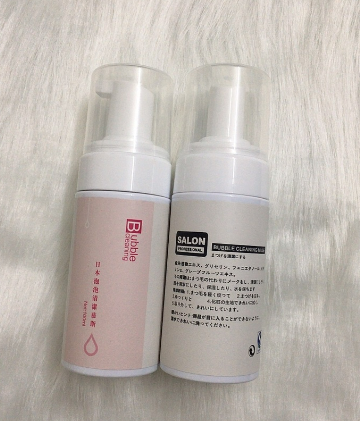 Nước tạo bọt rửa mi, nước vệ sinh tạo bọt rửa mi bubble cleaning 100ml