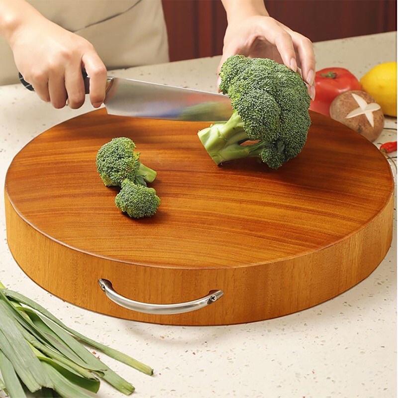 Thớt gỗ nghiến 30cm nguyên khối chuẩn 100%