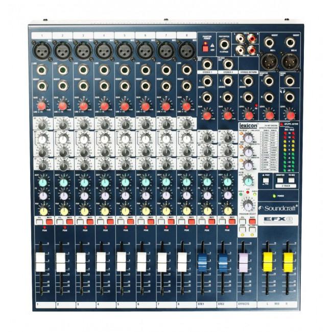 BÀN MIXER SOUNDCRAFT EFX8 CHUYÊN ÂM THANH SÂN KHẤU(BẢO HÀNH 12 THÁNG)