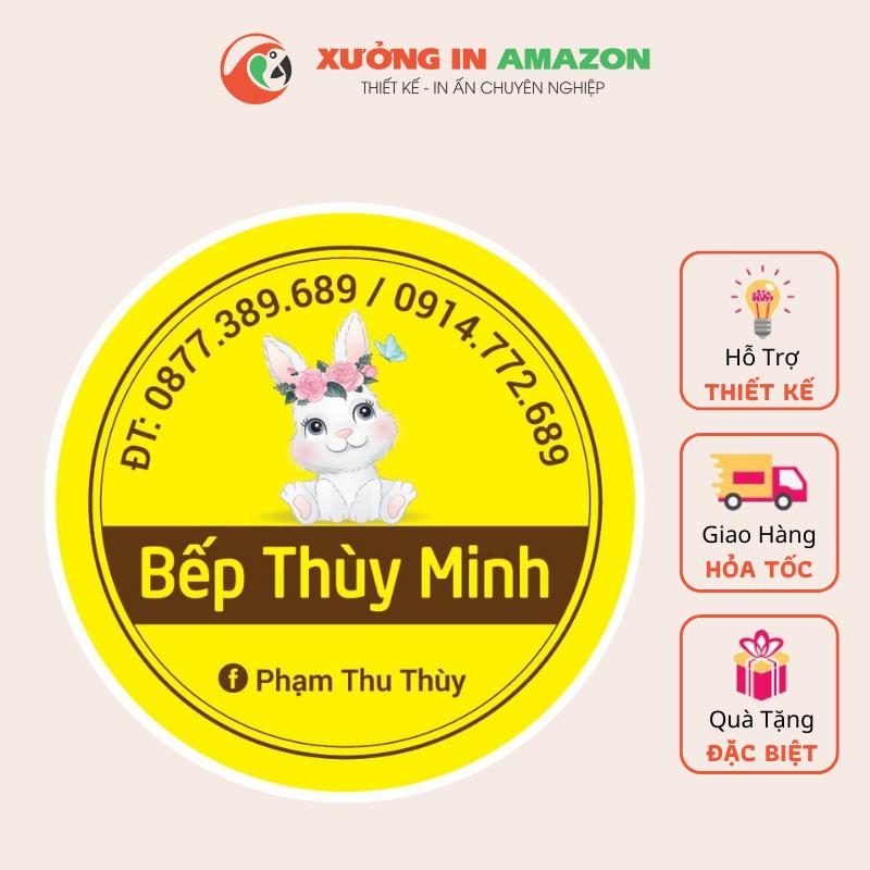 In Tem Nhãn Giấy Decal Dán Thiết Kế Theo Yêu Cầu Số Lượng Ít Khổ A3