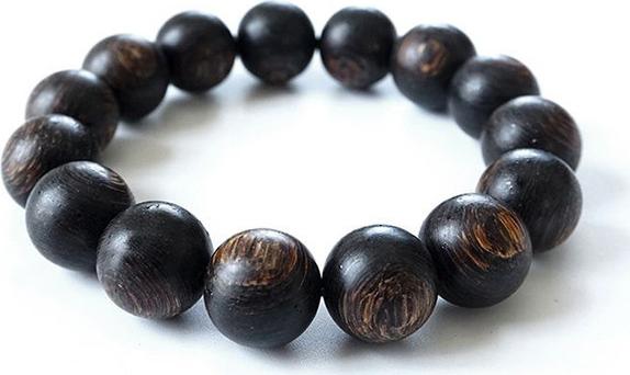 Vòng Tay Trầm Sánh Hạt Tròn Cao Cấp Size:14mm