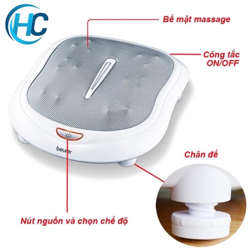 Máy massage chân Beurer FM60, máy mát xa chân điểm huyệt, chức năng làm nóng + rung