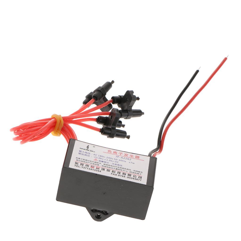 AC 220V Air Ionizer Ioniser Airborne Anion Generator 6Head