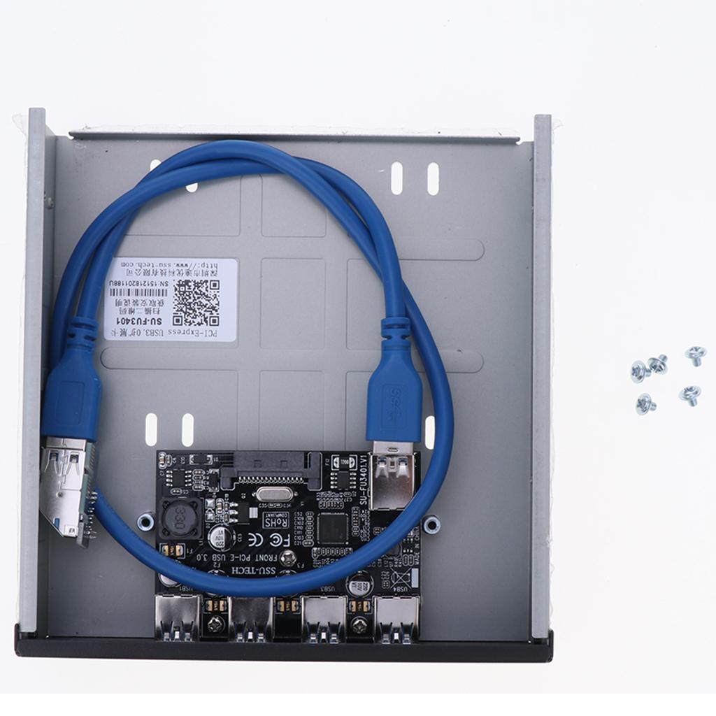 4 Port PCI-e to USB 3.0 HUB PCI Expansion Card for Windows XP/7/8/10