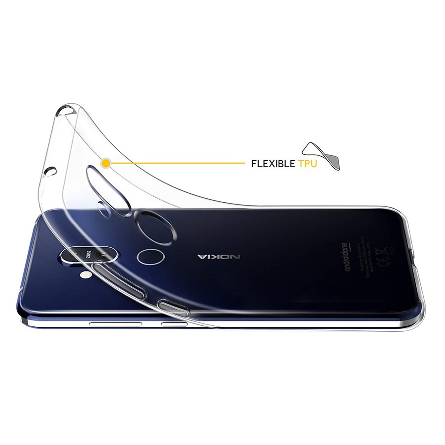 Ốp lưng dẻo dành cho Samsung Galaxy Nokia 8.1/ Nokia X7 Ultra Thin - Hàng chính hãng