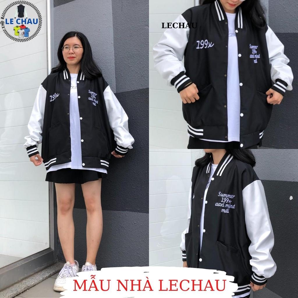 Áo khoác nam nữ 199X Varsity jacket 2 lớp unisex form rộng cao cấp bomber bóng chày streetstyle hottrend