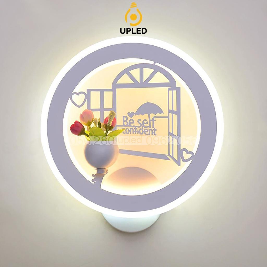 Đèn Treo Tường Trang Trí Phòng Khách Cầu Thang Phòng Ngủ Upled Mica Trắng Nhiều Mẫu