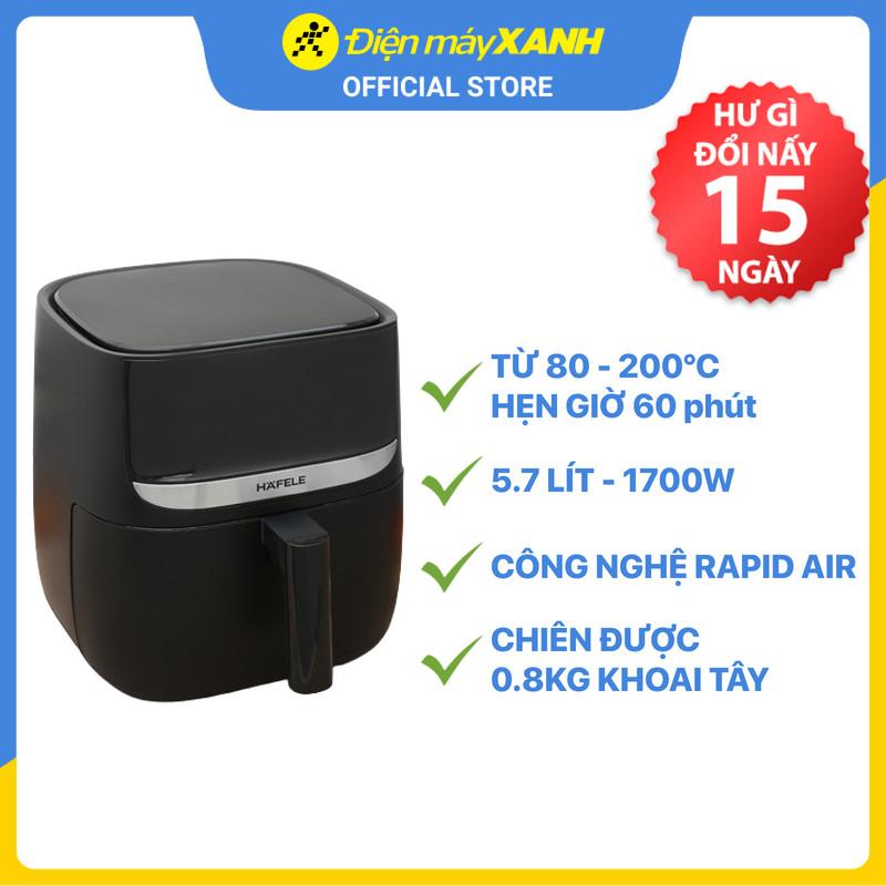 Nồi chiên không dầu Hafele HS-AF502B (535.43.713) 5.7 lít - Hàng chính hãng