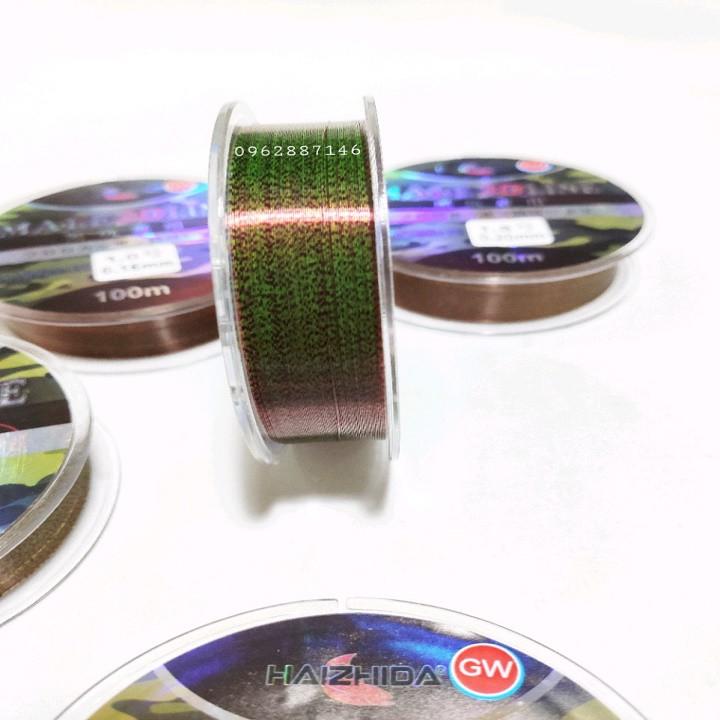 Cước câu cá cước trục thẻo 3D GW tàng hình 100m