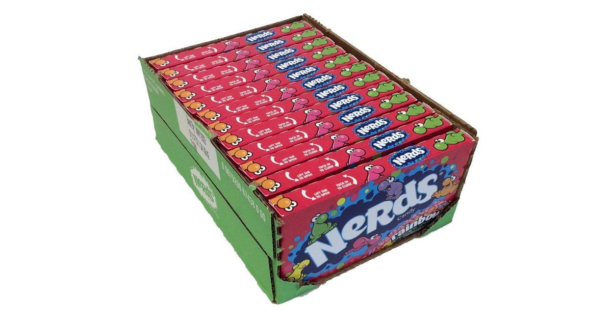 Kẹo Nerds Rainbow 7 sắc cầu vồng hộp 141.7g