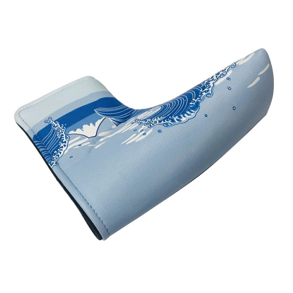 2-4 Packung PU Leather Golf Blade Putter Head Cover Headcover
