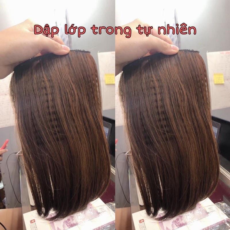 KẸP TÓC GIẢ PHÍM PHỒNG LÀM DÀY TÓC TỰ NHIÊN DỄ SỬ DỤNG HÌNH THẬT