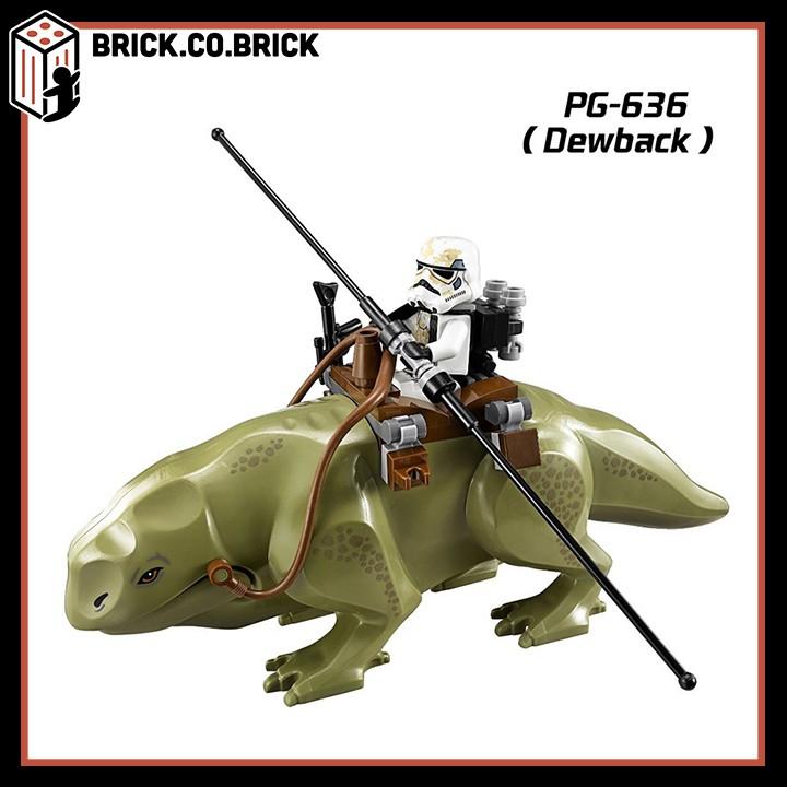 Star Wars minifig Mô Hình Chiến Tranh Giữa Các Vì Sao Sand Trooper Dewback Rancor PG670 PG634 PG636 - Rancor PG634