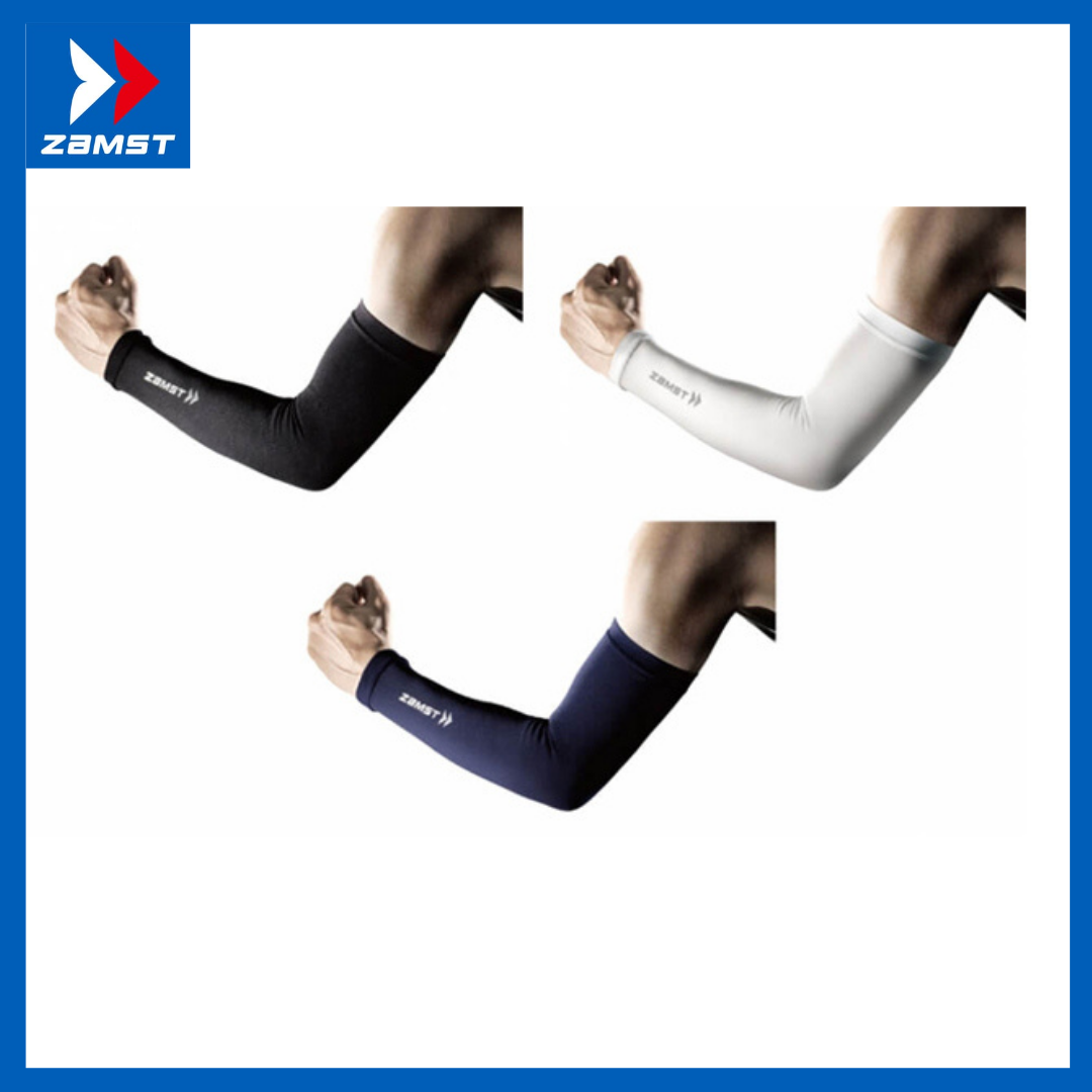 ZAMST Arm Sleeve (sold in pairs) Ống tay thể thao hỗ trợ cơ bắp cánh tay