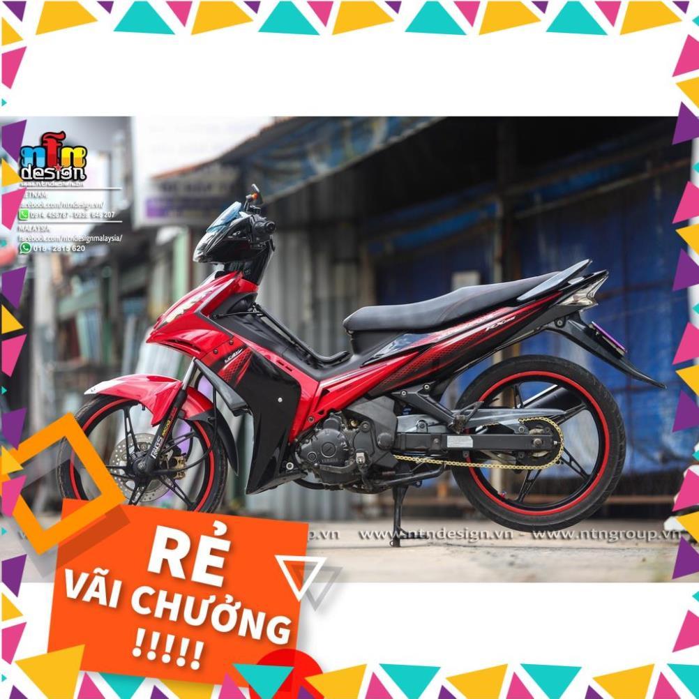 Tem Rời Exciter 2009 Mẫu Spark Đen Đỏ