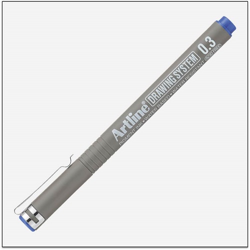 Bút kim số đi nét vẽ kỹ thuật Artline EK-233 - Needle tip 0.3mm