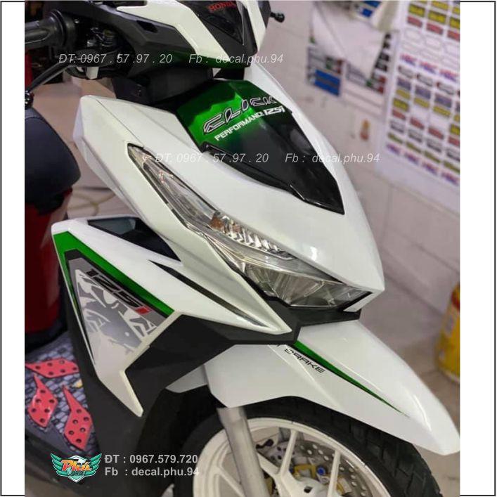 Tem rời Click Trắng xanh Crom -1