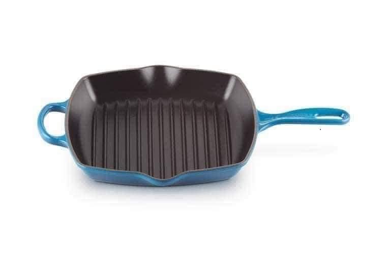 Chảo Nướng Vuông Le Creuset Grillpfanne Quadratisch 26cm Blue Marseille Hàng Chính Hãng