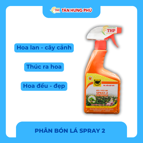 Phân Bón Lá Cao Cấp NPK Đầu Trâu MK SPRAY-2 Bình 500ml