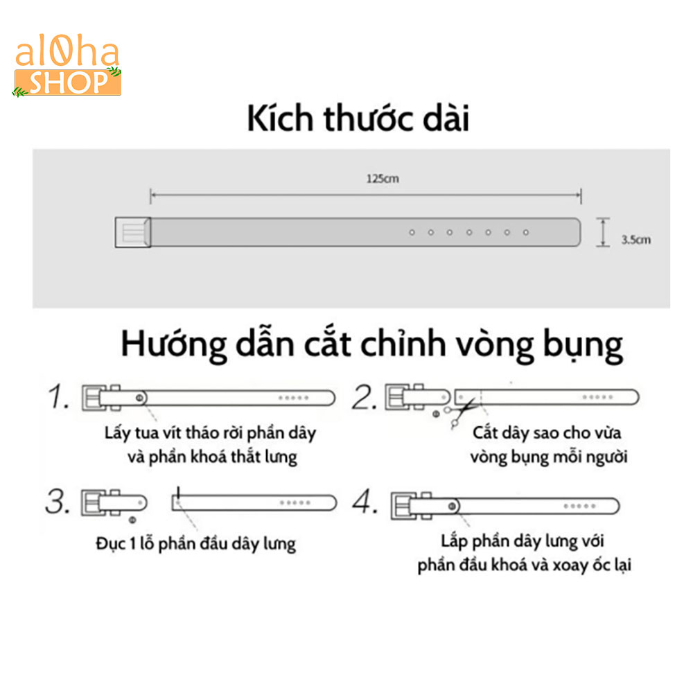 Thắt lưng Classic khoá kim gài da nam cao cấp - al0ha Shop