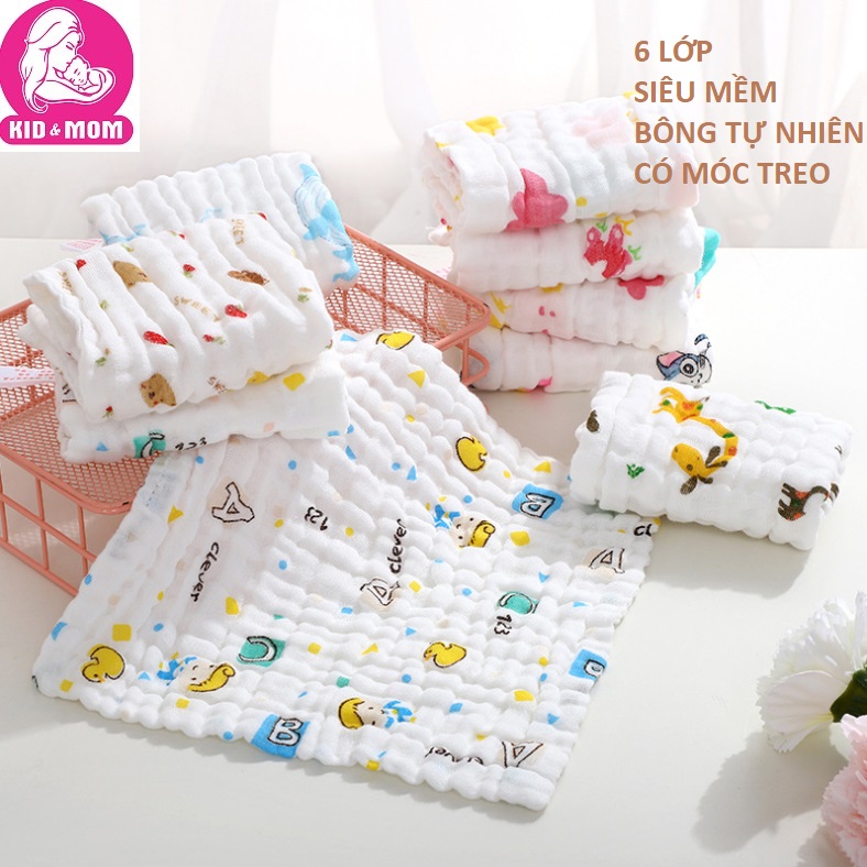 Set 5 Khăn Killuta mềm mịn chất đẹp bo viền Kèm Túi Zip