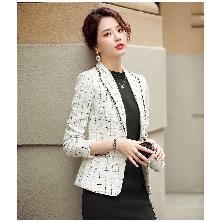 Áo vest, blazer nữ áo khoác nữ Cao Cấp - AKV678551