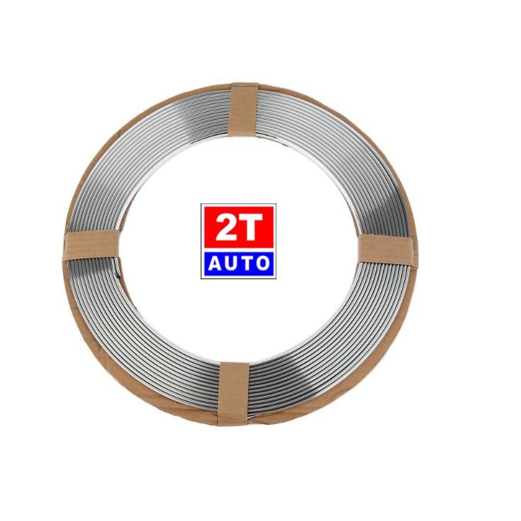 Cuộn dây mạ Chrome dán trang trí nội thất ngoại thất ô tô xe hơi dài 15M- MÀU BẠC: SKU:322
