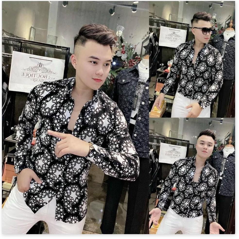 ÁO SƠ MI NAM TAY DÀI KẺ SỌC VÀ HỌA TIẾC MỚI NHẤT 2021 KHÁNH AN FASHION