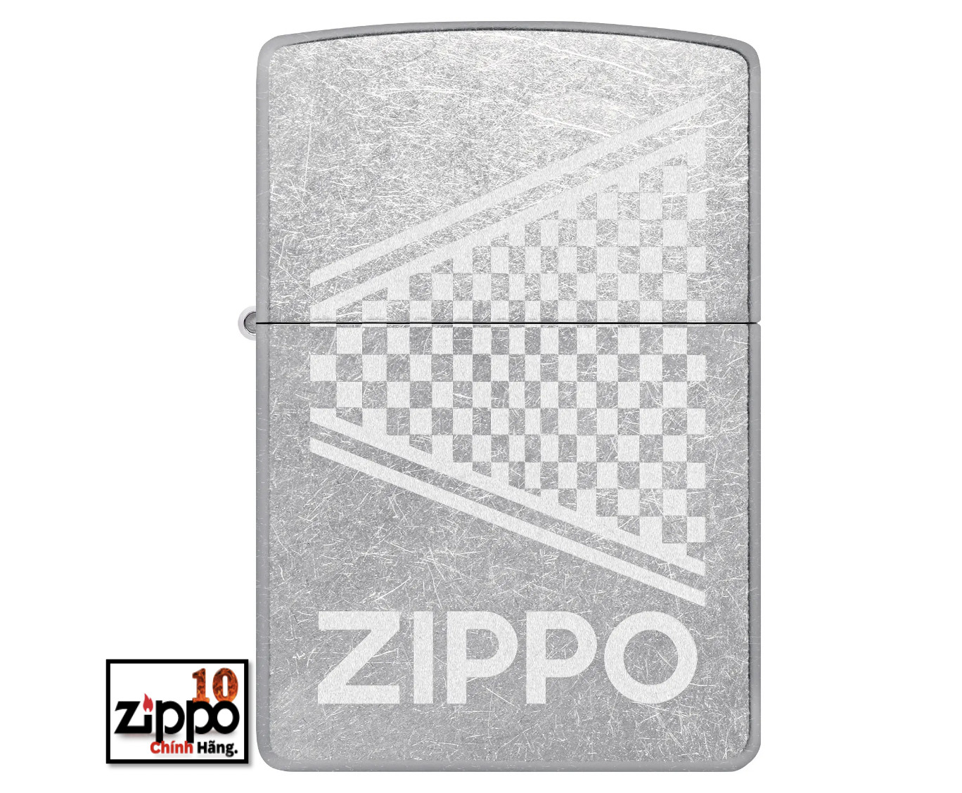 Bật lửa ZIPPO 48492 Checked Zippo Design - Chính hãng 100%