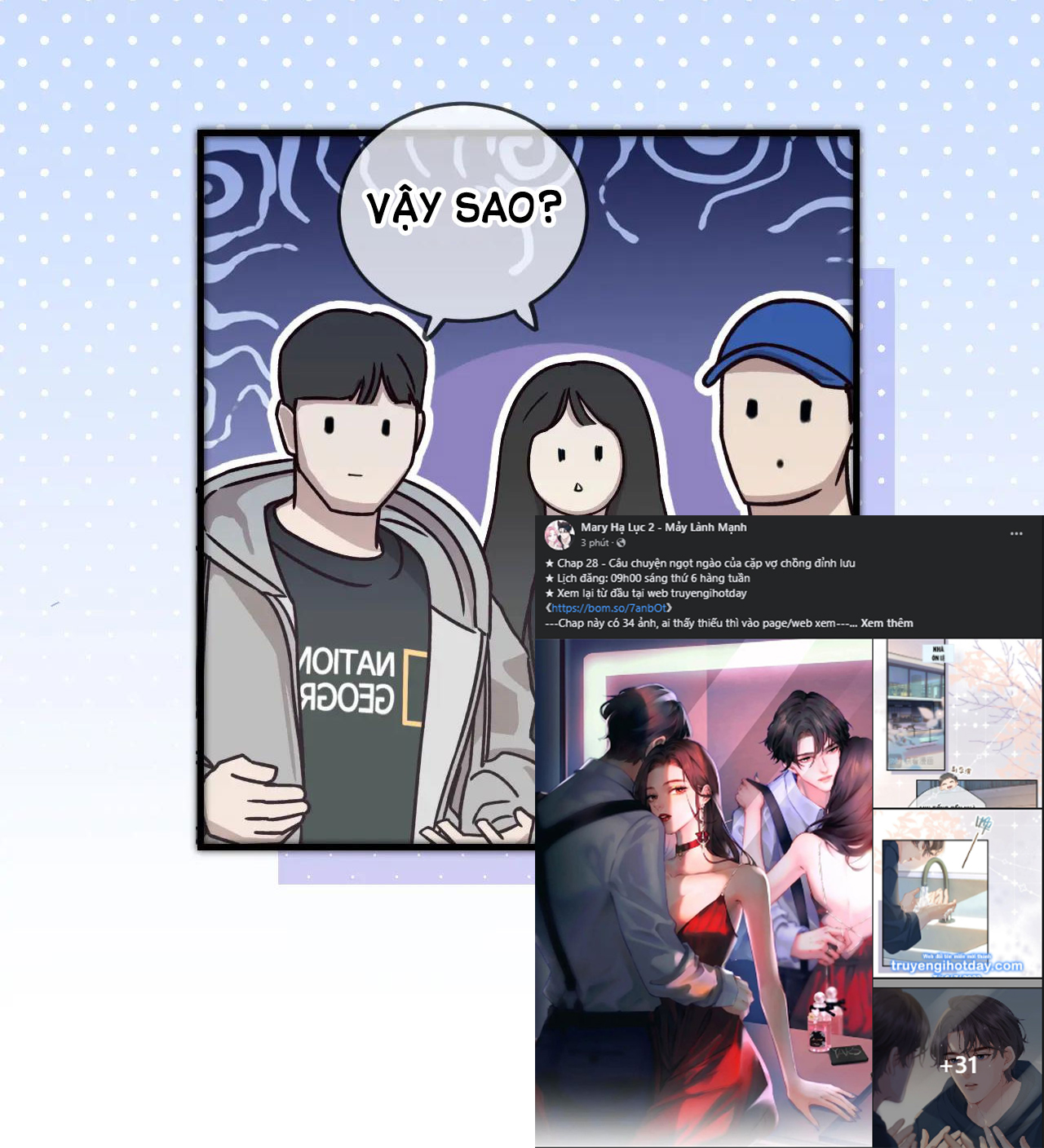 câu chuyện ngọt ngào của cặp vợ chồng đỉnh lưu chapter 28.2 3