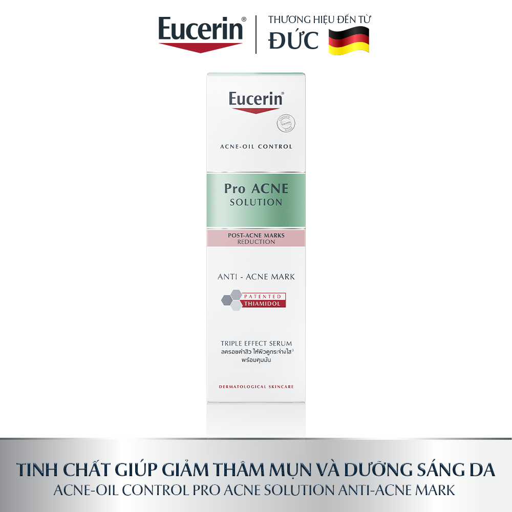 Tinh chất giảm thâm &amp; dưỡng sáng cho da mụn Eucerin Pro Acne Triple Effect Serum 40ml