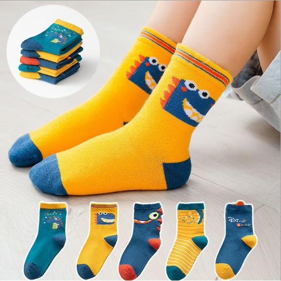 Set 2 đôi tất Kid Sock chống trượt điều hòa cho bé