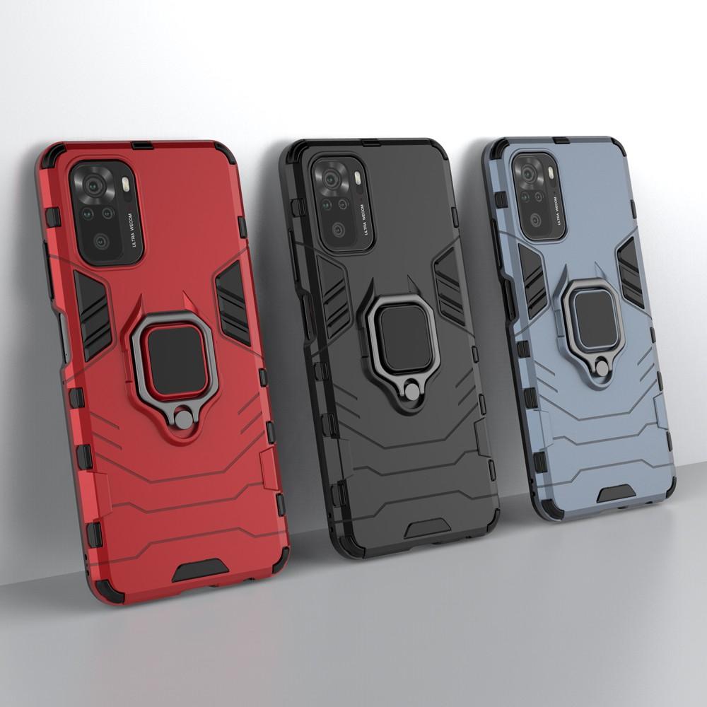 Ốp lưng cho Xiaomi Redmi Note 9 9S 10 10S Pro Max iron man chống sốc kèm nhẫn xoay chống xem video bảo vệ camera
