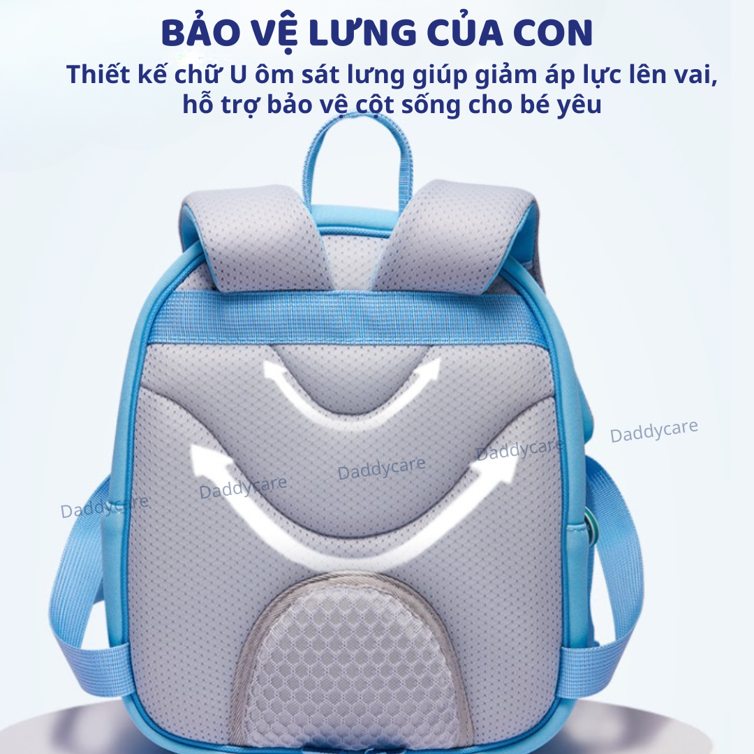 Balo cho bé đi học mầm non Mideer Kids backpack Very Hungry Caterpillar