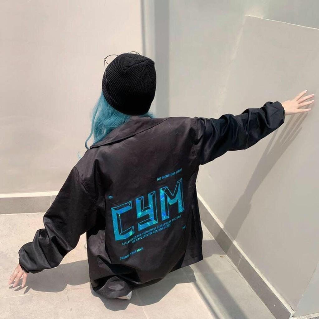 Áo khoác C.Y.M màu đen unisex năng động cá tính