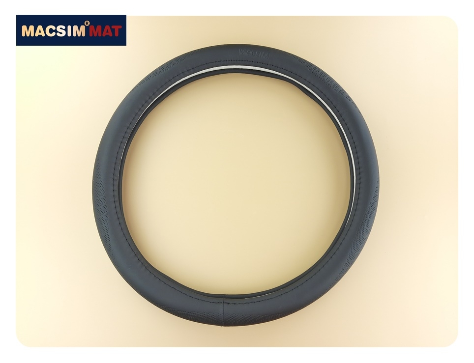 Bọc vô lăng cao cấp Macsim L202 chất liệu da thật - Khâu tay 100% size M