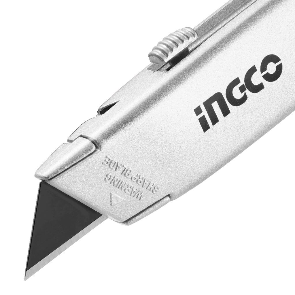 Dao rọc giấy đa năng thân hợp kim kẽm INGCO HUK615