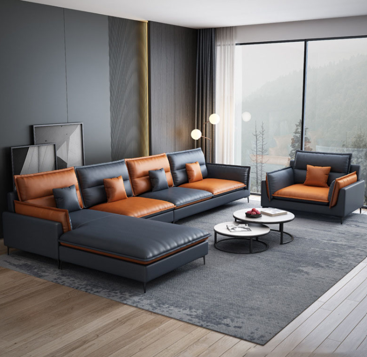 Bộ sofa phòng khách cao cấp Tundo kèm ghế đơn HDCT-16